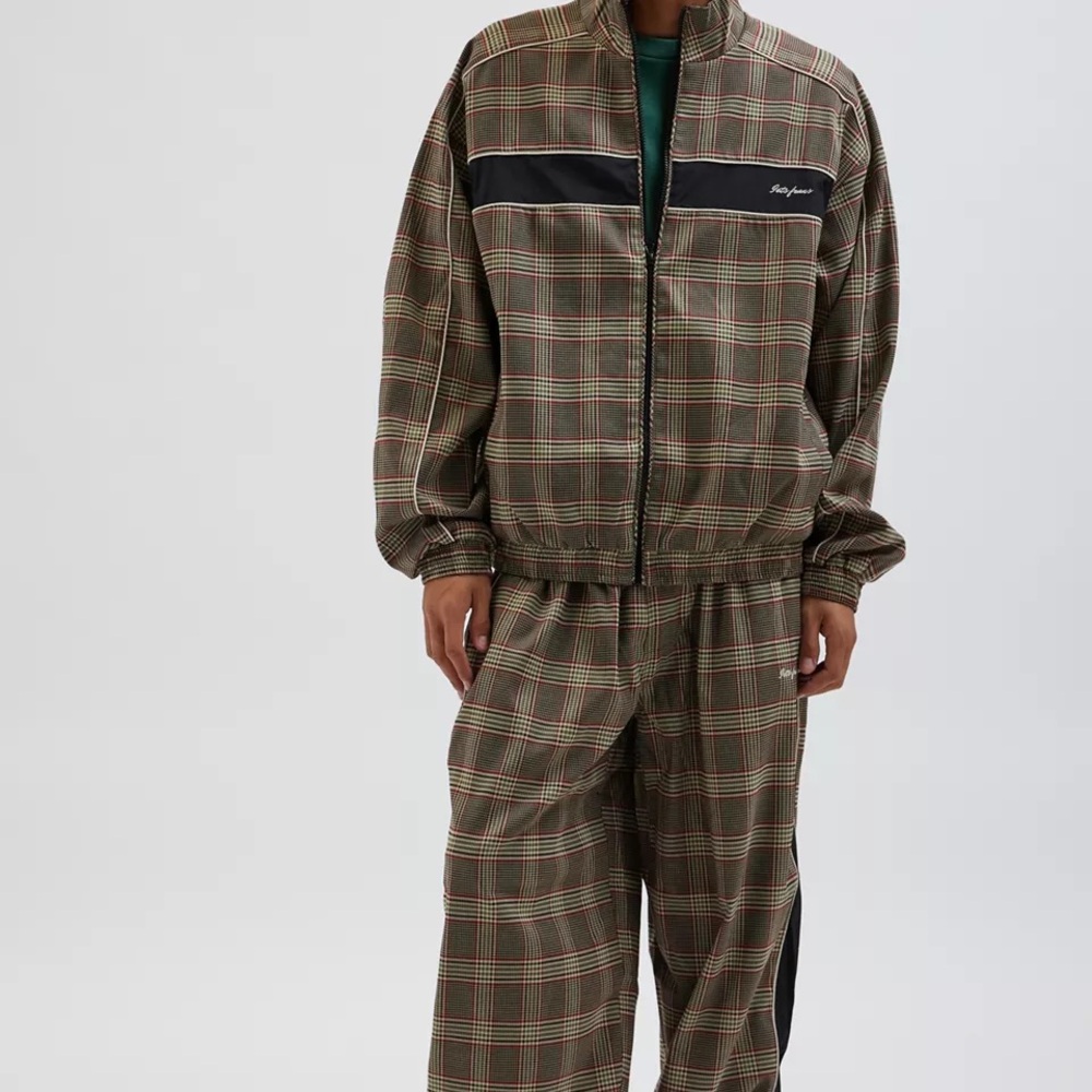 iets frans … Check Track Jacket and Pants Sweatsuit
